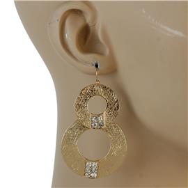 Metal Round Earring