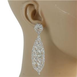 Rhinestones Casting Earring