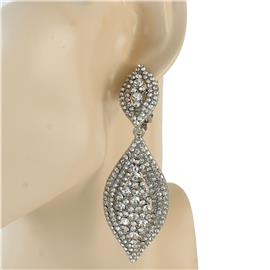 Crystal Casting Clip-On Earring