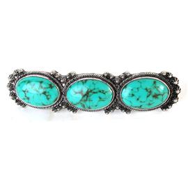 TQ Three Stones Oval Hair Clip