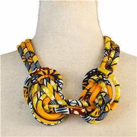 Kente 2 Knot Necklace