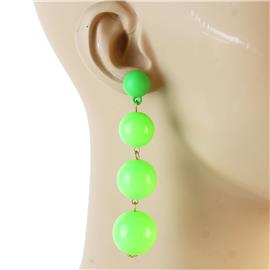 Neon Ball Fashion Earring