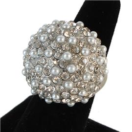 Chunky Pearl Stones Ring