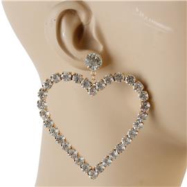 Crystal Heart Earring