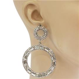 Crystal Round Earring