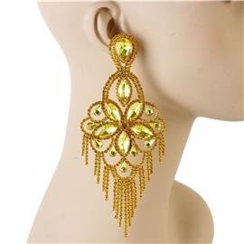 Crystal Chandelier Flower Earring