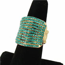 Rhinestones Stretch Layereds Ring