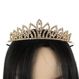 Rhinestones Leaf Tiara