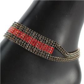 Rhinestone Anklet