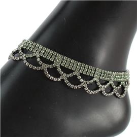 Rhinestone Anklet