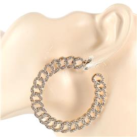 60mm Hoop Chain Earring