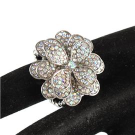 Rhinestones Flower Stretch Ring