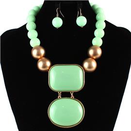 Fashion Bead Necklace Set