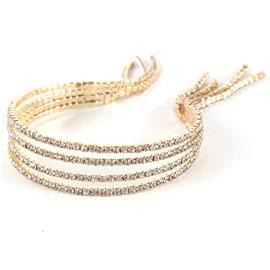 Rhinestone String Bracelet