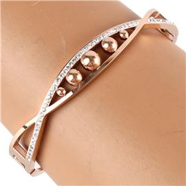 Stainless Steel Ball Bangle