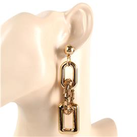 Stone Chain Earring