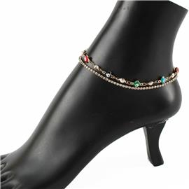 Evil Eye Multy Layered Anklet