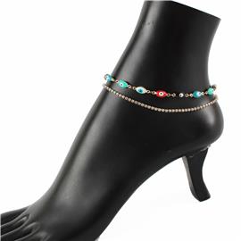 Evil Eye Multy Layered Anklet