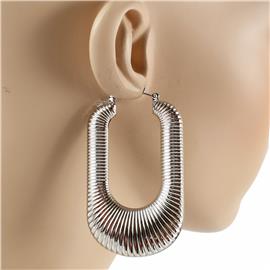 Metal Hoop Earring