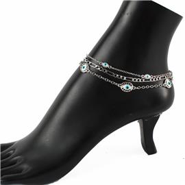 Evil Eye Multy Layered Anklet