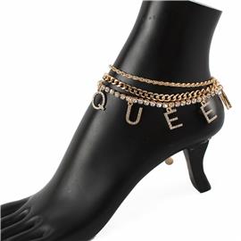 Queen Multy Layered Anklet