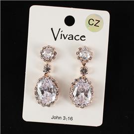 CZ Dangle Earring