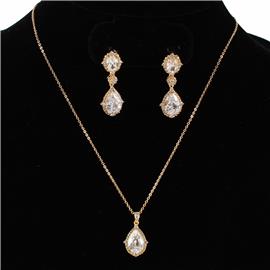 CZ Necklace Set