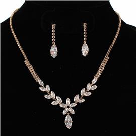 CZ Necklace Set