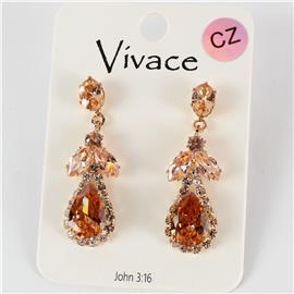 CZ Dangle Earring