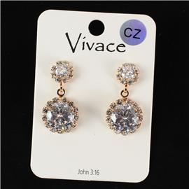 CZ Dangle Earring