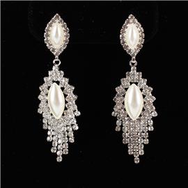 Pearl Rhinestones Earring