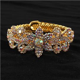 Rhinestones Cuff Bangle