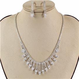 CZ Necklace Set