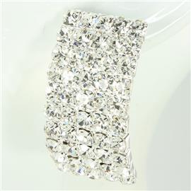 Rhinestones Rectangle Earring