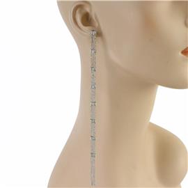 Long Chain Square Earring