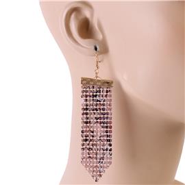 Mesh Animal Print Earring