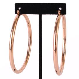 "".80" Metal Hoop Earring "