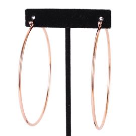 "".80" Metal Hoop Earring "