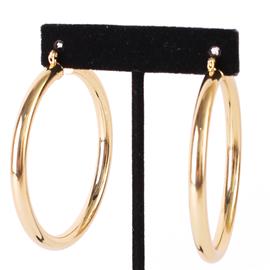 ""60" Metal Hoop Earring "