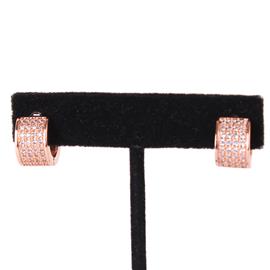 Cubic Zirconia Huggie Earring