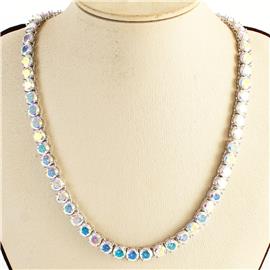 "18" 7mm Cubic Zirconia Tennis Necklace"