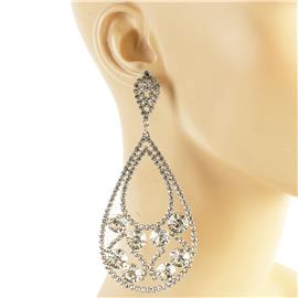 Crystal Tearshape Earring