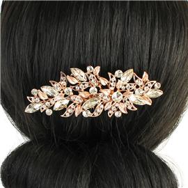 Metal Crystal Hair-Comb