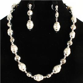 Pearl Casting Necklace Set