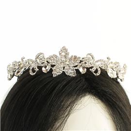 Metal Flower Tiara