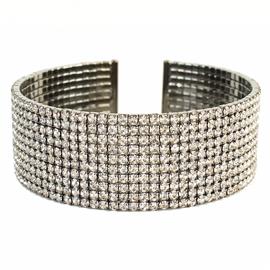 10 Ln Rhinestone Bangle