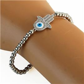 Stainless Steel Hamsa Bracelet