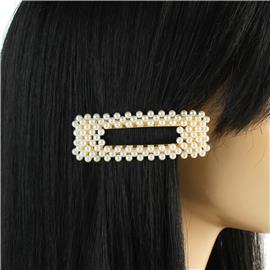 Pearl Rectangle Hair Clip