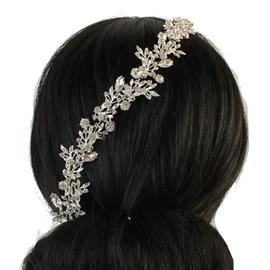 Crystal Leaves Hair Pin