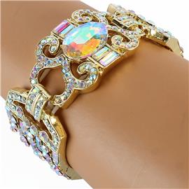 Rhinestone Patterned Bracelet